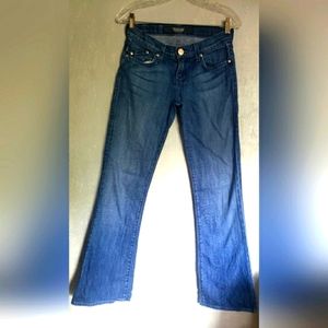 ROCK & REPUBLIC Light Blue Low Rise Denim Wide Leg Jeans Size 26